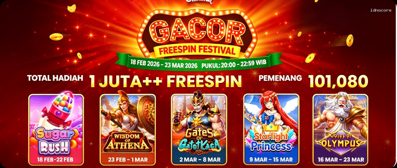 Login idnscore Sekarang Bonus Melimpah